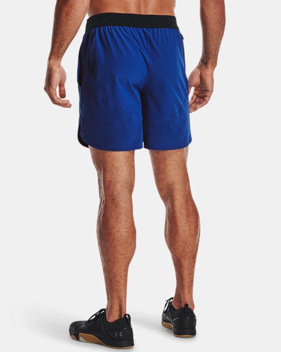 Men's UA Stretch Woven Shorts, Blue, pdpMainDesktop image number 1